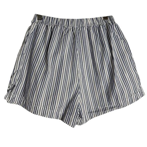 Ronny Kobo Maja Blue White Striped Button Up Top Shorts Set Coastal S - Picture 13 of 15